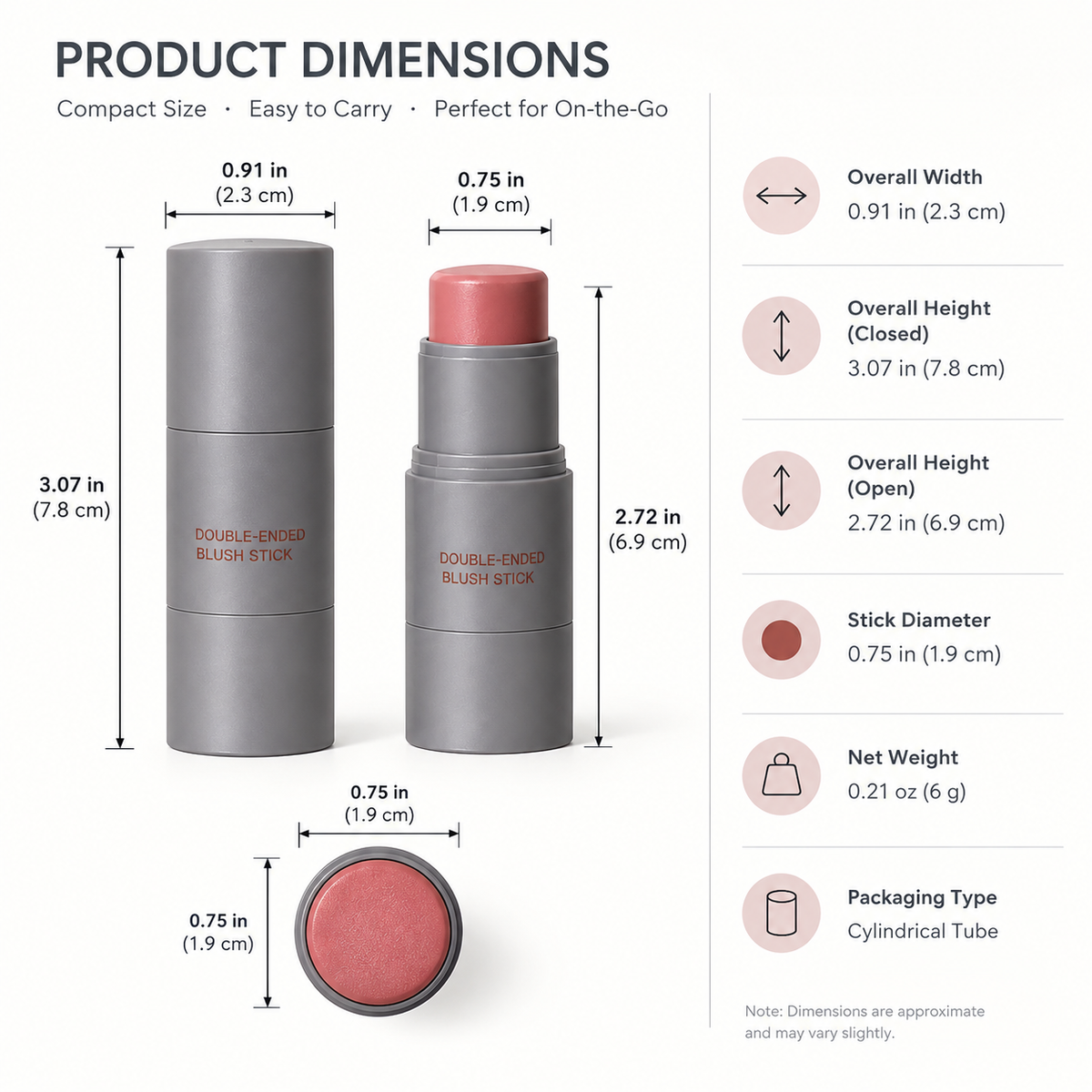 Double-Ended Blush Stick
