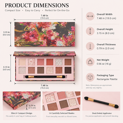Floral Eyeshadow Palette