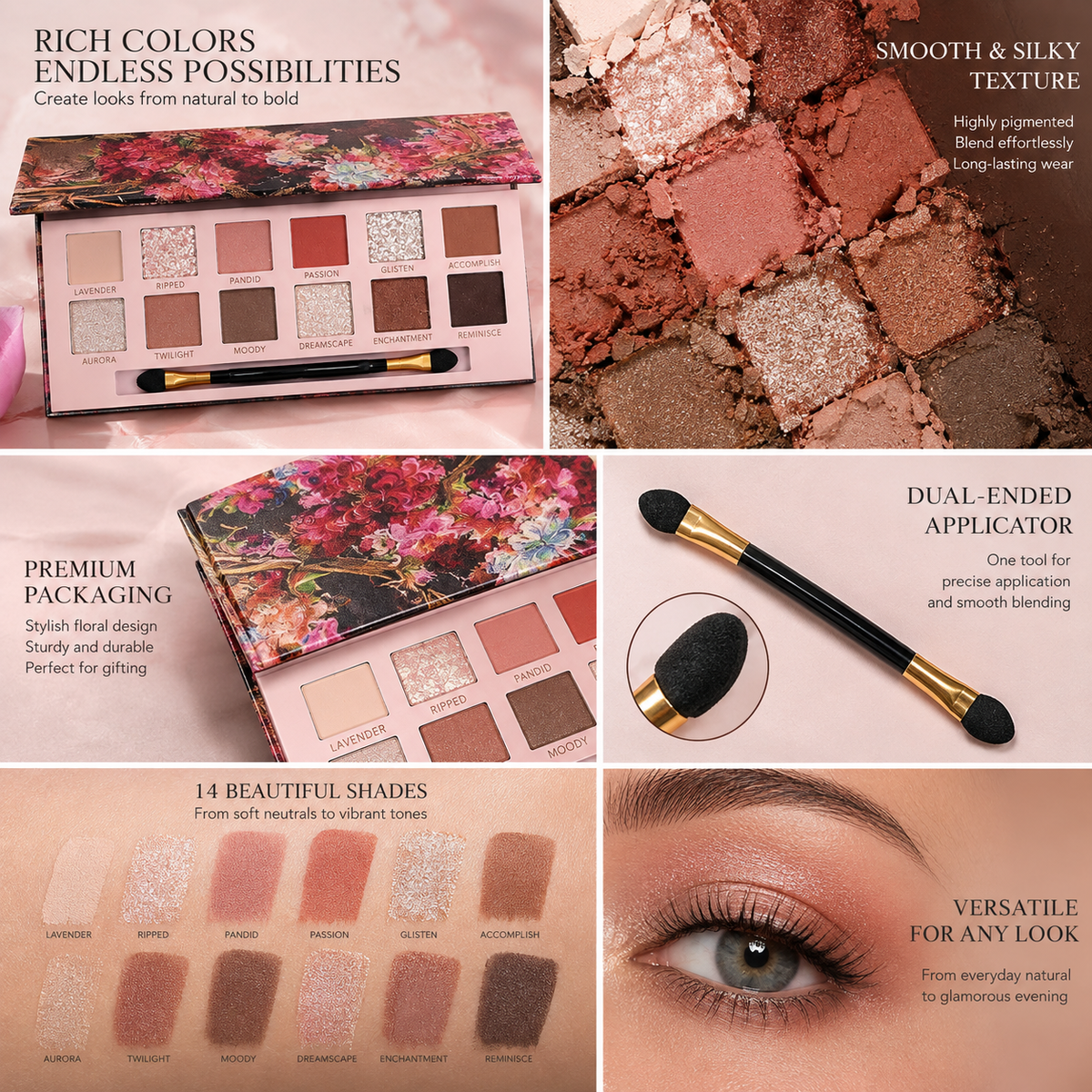 Floral Eyeshadow Palette